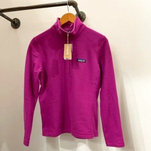Patagonia Women's Micro D® 1/4-Zip Fleece NWT Amaranth Pink